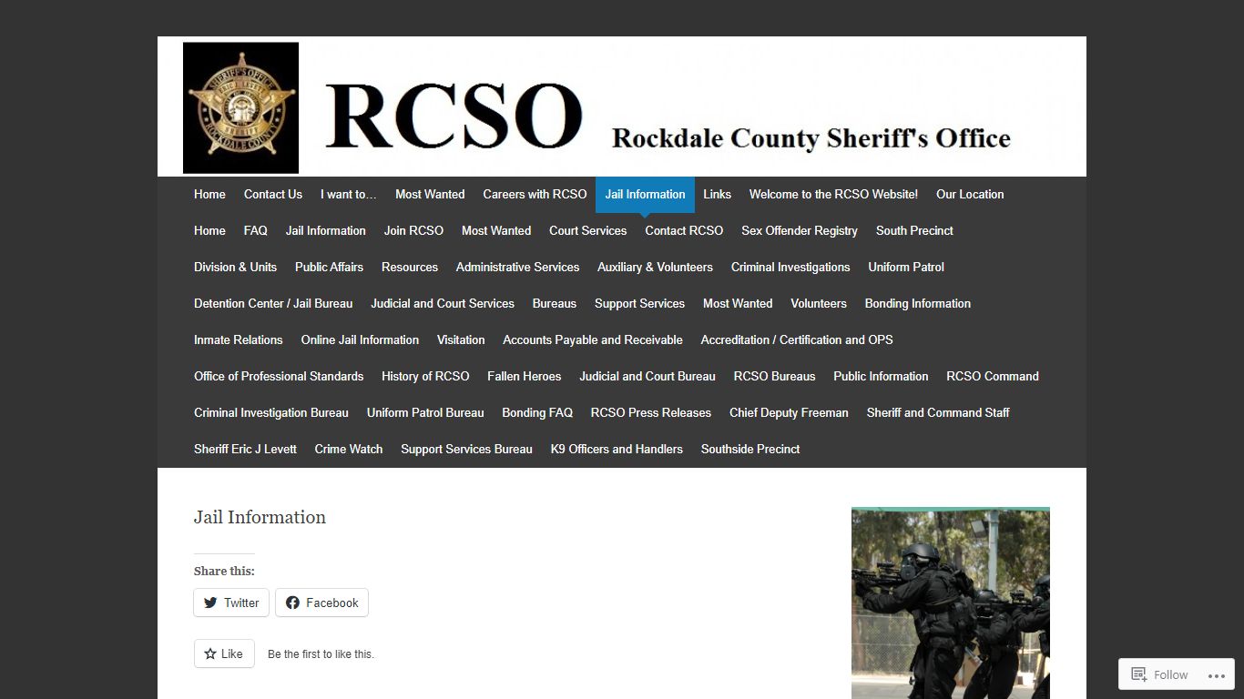 Jail Information | Rockdale County Sheriff's Office